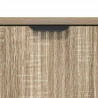 Bufet Dąb Sonoma 79,5 x 33 x 82 cm Materiał drewnopochodny