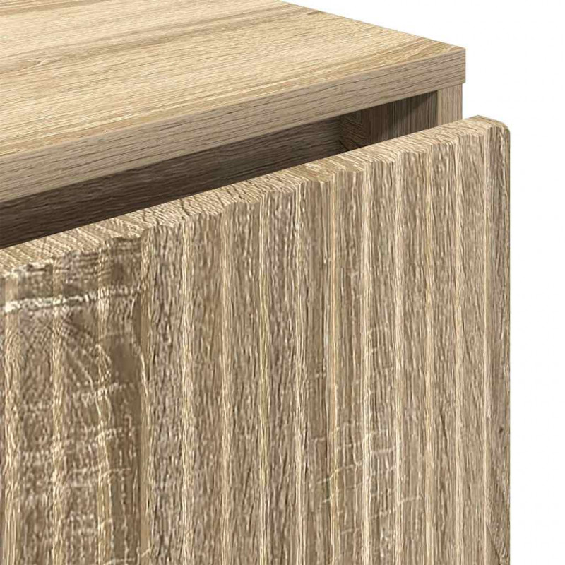 Bufet Dąb Sonoma 79,5 x 33 x 82 cm Materiał drewnopochodny