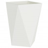 Donica 2 pcs Biały 50 x 50 x 75 cm Stal
