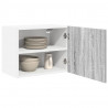 Szafka wisząca 2 pcs Szary Sonoma i Biały 50 x 31 x 40 cm