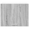 Szafka wisząca 2 pcs Szary Sonoma i Biały 50 x 31 x 40 cm