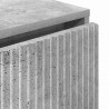 Bufet Betonowy szary 79,5 x 33 x 82 cm Materiał drewnopochodny
