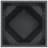 Donica 2 pcs Antracyt 50 x 50 x 75 cm Stal