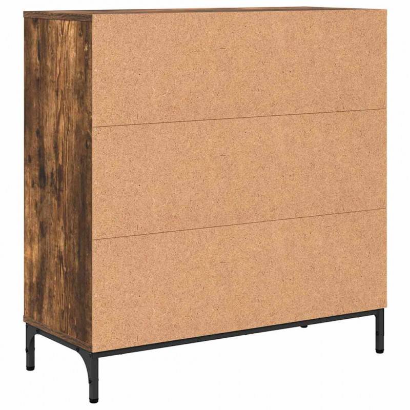 Bufet Dąb wędzony 79,5 x 33 x 82 cm Materiał drewnopochodny