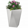 Donica 2 pcs Srebrny 50 x 50 x 75 cm Stal nierdzewna