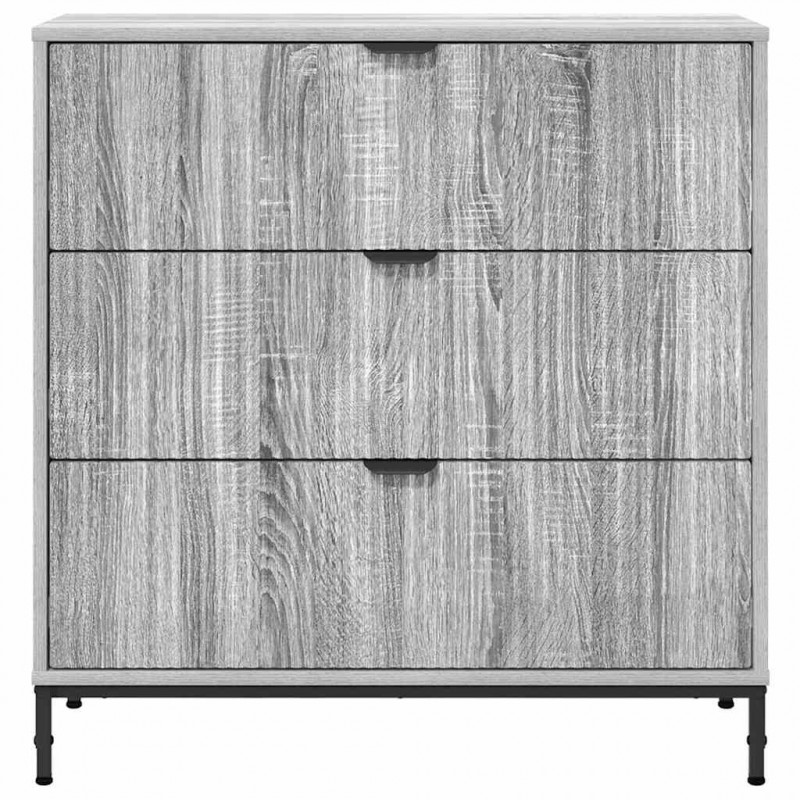 Bufet Szary Sonoma 79,5 x 33 x 82 cm Materiał drewnopochodny