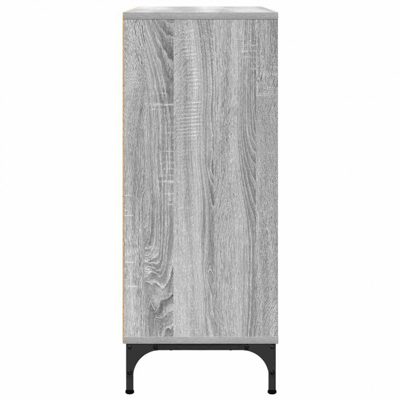 Bufet Szary Sonoma 79,5 x 33 x 82 cm Materiał drewnopochodny