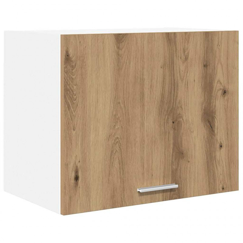 Szafka wisząca 2 pcs Dąb rzemieślniczy i biały 50 x 31 x 40 cm