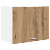 Szafka wisząca 2 pcs Dąb rzemieślniczy i biały 50 x 31 x 40 cm