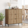 Bufet z szufladą Dąb rzemieślniczy 79,5 x 33 x 82 cm