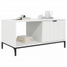 Stolik kawowy Biały 90 x 49 x 46 cm Materiał drewnopochodny