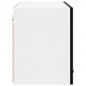 Szafka wisząca 2 pcs Czarny Dąb i Biały 60 x 31 x 40 cm