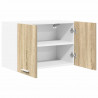 Szafka wisząca 2 pcs Dąb Sonoma i Biały 60 x 31 x 40 cm