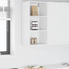 Szafka wisząca Biały 40 x 29,5 x 80 cm Materiał drewnopochodny