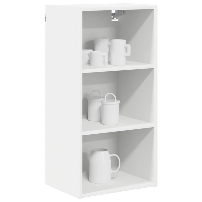 Szafka wisząca Biały 40 x 29,5 x 80 cm Materiał drewnopochodny