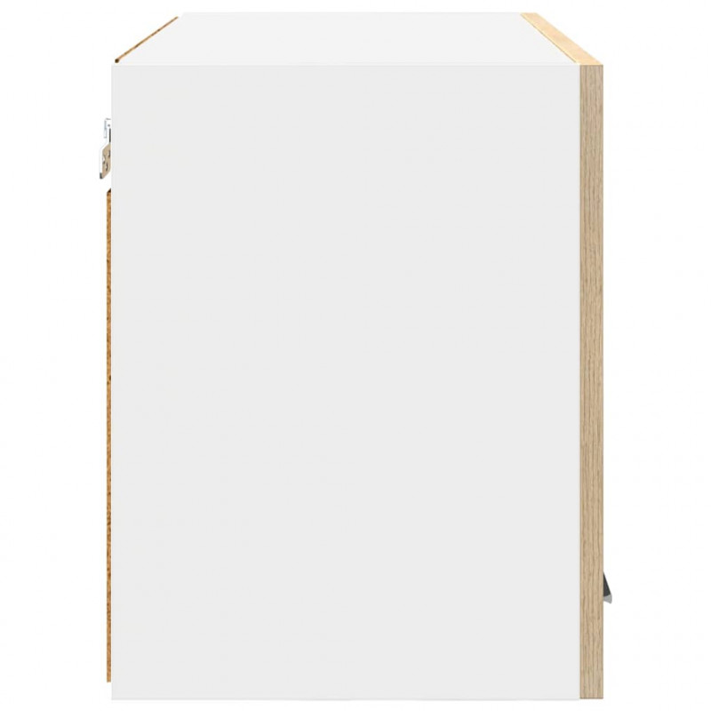 Szafka wisząca 2 pcs Dąb Sonoma i Biały 60 x 31 x 40 cm