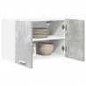 Szafka wisząca 2 pcs Betonowa szarość i biel 60 x 31 x 40 cm