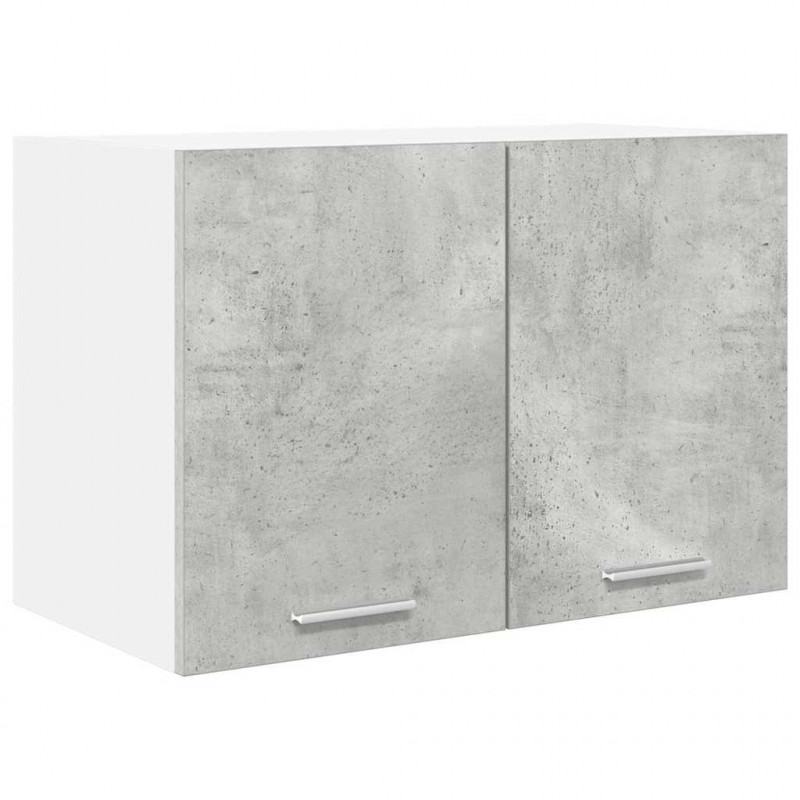 Szafka wisząca 2 pcs Betonowa szarość i biel 60 x 31 x 40 cm