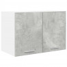Szafka wisząca 2 pcs Betonowa szarość i biel 60 x 31 x 40 cm