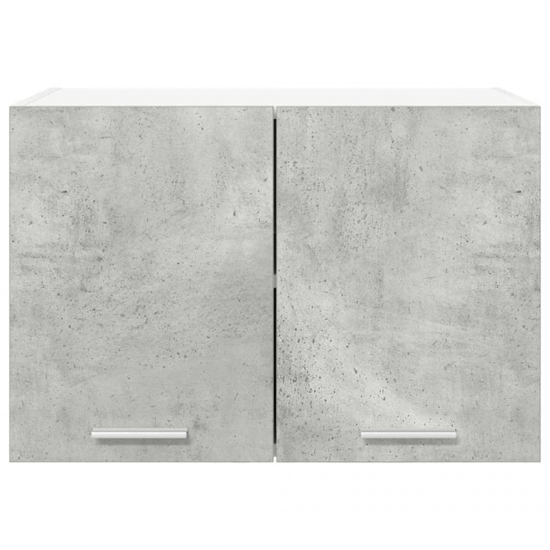Szafka wisząca 2 pcs Betonowa szarość i biel 60 x 31 x 40 cm