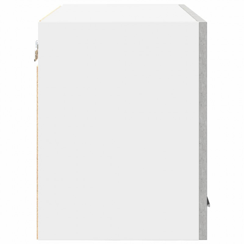 Szafka wisząca 2 pcs Betonowa szarość i biel 60 x 31 x 40 cm