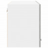 Szafka wisząca 2 pcs Betonowa szarość i biel 60 x 31 x 40 cm