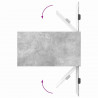 Stolik kawowy z szufladą Betonowy szary 90 x 49 x 46 cm