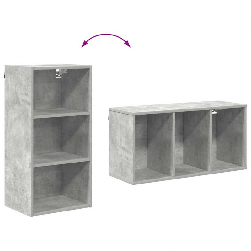 Szafka wisząca Betonowy szary 40 x 29,5 x 80 cm