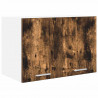 Szafka wisząca 2 pcs Wędzony dąb i biały 60 x 31 x 40 cm