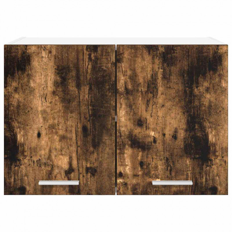 Szafka wisząca 2 pcs Wędzony dąb i biały 60 x 31 x 40 cm