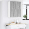 Szafka wisząca 2 pcs Szary Sonoma i Biały 60 x 31 x 40 cm
