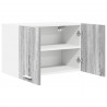 Szafka wisząca 2 pcs Szary Sonoma i Biały 60 x 31 x 40 cm
