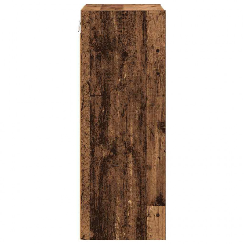 Szafka wisząca z przechowywaniem Stare drewno 40 x 29,5 x 80 cm