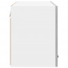 Szafka wisząca 2 pcs Szary Sonoma i Biały 60 x 31 x 40 cm