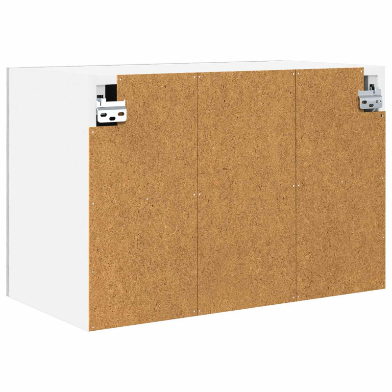 Szafka wisząca 2 pcs Szary Sonoma i Biały 60 x 31 x 40 cm