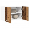 Szafka wisząca 2 pcs Stare Drewno i Biały 60 x 31 x 40 cm