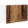 Szafka wisząca 2 pcs Stare Drewno i Biały 60 x 31 x 40 cm