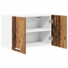 Szafka wisząca 2 pcs Stare Drewno i Biały 60 x 31 x 40 cm