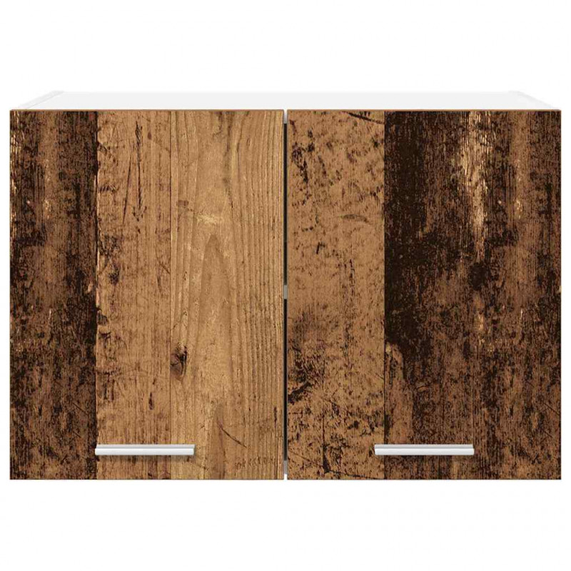 Szafka wisząca 2 pcs Stare Drewno i Biały 60 x 31 x 40 cm