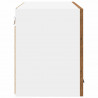 Szafka wisząca 2 pcs Stare Drewno i Biały 60 x 31 x 40 cm