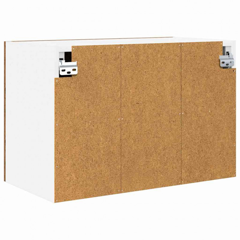 Szafka wisząca 2 pcs Stare Drewno i Biały 60 x 31 x 40 cm