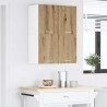 Szafka wisząca 2 pcs Dąb rzemieślniczy i biały 60 x 31 x 40 cm