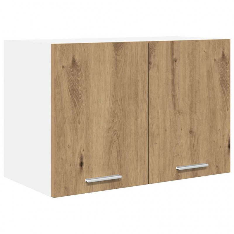 Szafka wisząca 2 pcs Dąb rzemieślniczy i biały 60 x 31 x 40 cm