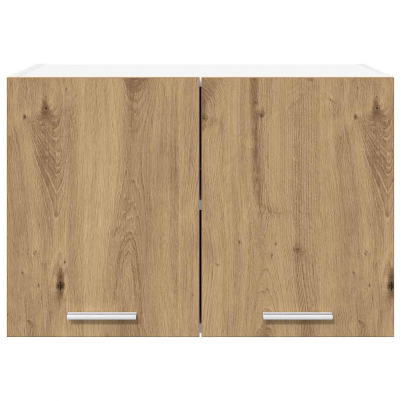 Szafka wisząca 2 pcs Dąb rzemieślniczy i biały 60 x 31 x 40 cm