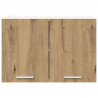 Szafka wisząca 2 pcs Dąb rzemieślniczy i biały 60 x 31 x 40 cm