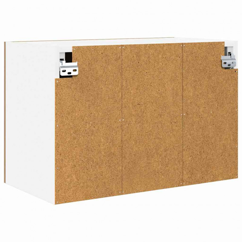 Szafka wisząca 2 pcs Dąb rzemieślniczy i biały 60 x 31 x 40 cm