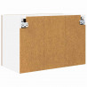 Szafka wisząca 2 pcs Dąb rzemieślniczy i biały 60 x 31 x 40 cm