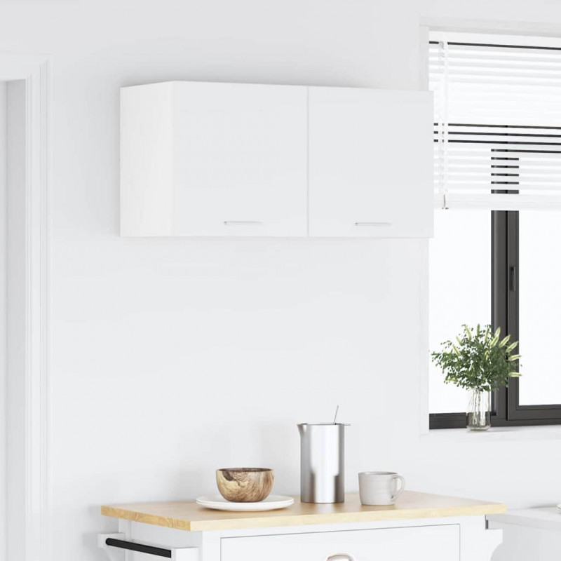 Szafka wisząca Biały 80 x 31 x 40 cm Materiał drewnopochodny