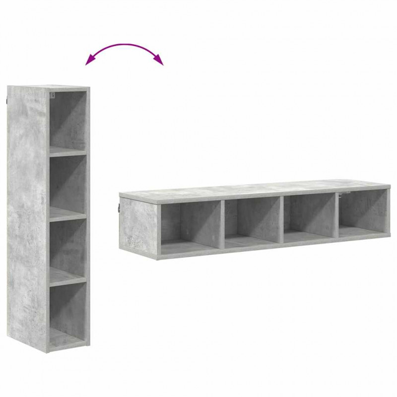 Szafka wisząca Betonowy szary 20 x 29,5 x 100 cm