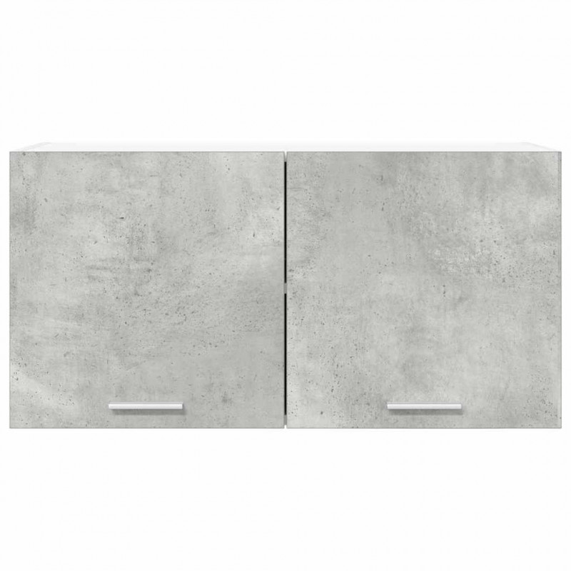 Szafka wisząca z przechowywaniem Betonowy szary 80 x 31 x 40 cm